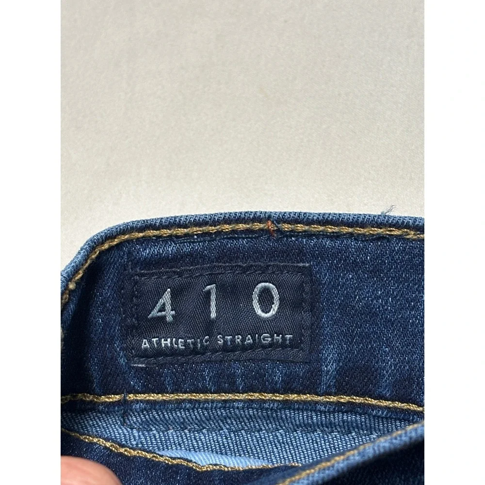 NWT Lucky Brand 410 Athletic Straight Jeans Blue Mens 38 x 30